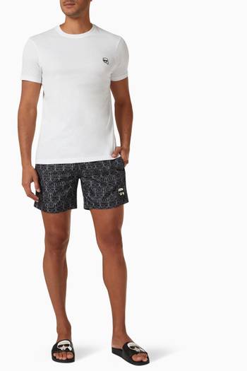 hover state of All-over Logo Sweatshorts in Nylon