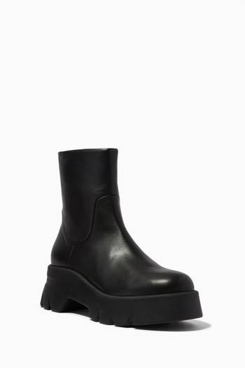 hover state of Martis Ankle Boots in Leather