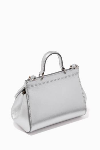 hover state of Sicily Mini Bag in Foiled Nappa Leather