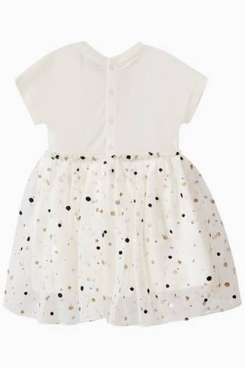 hover state of Teddy Polka Dot Dress in Cotton