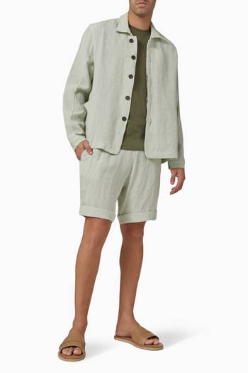 hover state of Jacket in Irish Linen  
