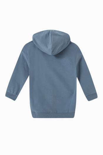 hover state of Logo Boxy Hoodie in Cotton-jersey