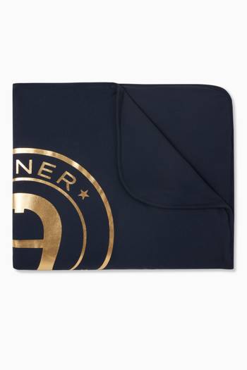 hover state of Padded Logo Blanket in Cotton