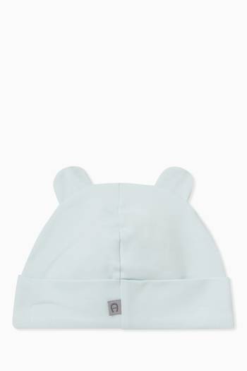 hover state of Teddy Ears Hat in Pima Cotton