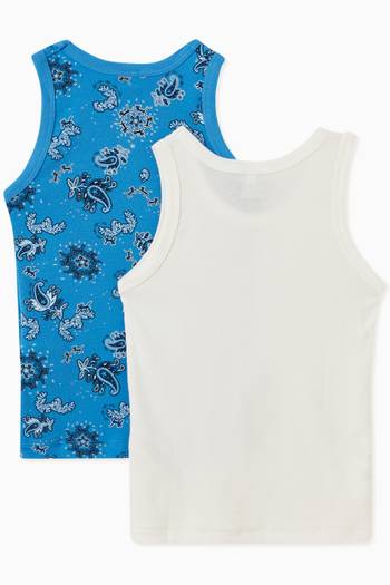 hover state of 2-Pack Bandana Vests in Cotton 
