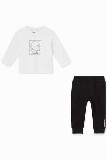 hover state of Kameo Print T-shirt and Sweatpants, Set of two
