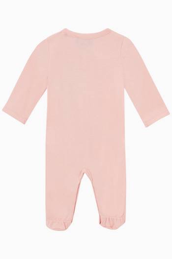 hover state of Logo Print Sleepsuit in Cotton