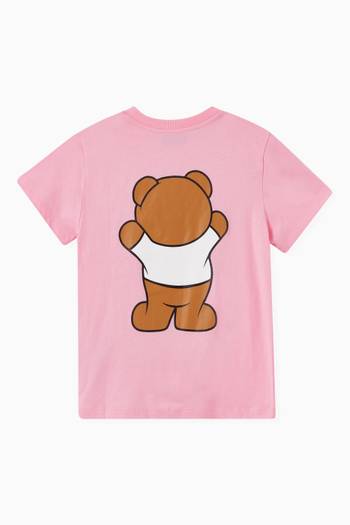hover state of Teddy Print T-shirt in Jersey