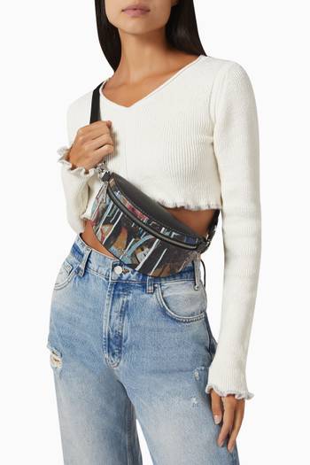hover state of x Mint Serf Bethany Belt Bag in Leather