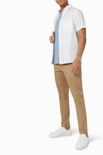 hover state of Short Sleeve Shirt in Linen