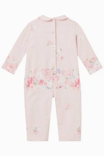 hover state of Floral Print Pyjama in Cotton
