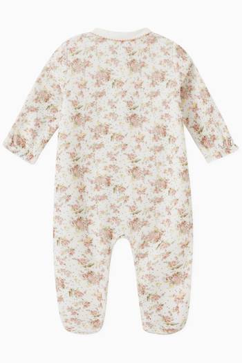 hover state of All-over Print Bodysuit in Cotton Blend