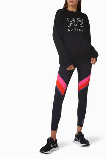 hover state of Rewind High-waist 7/8 Leggings in Recycled Nylon