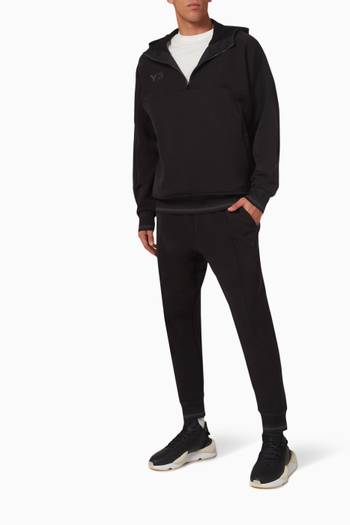 hover state of Y-3 Logo Pants in Stretch Wool-blend