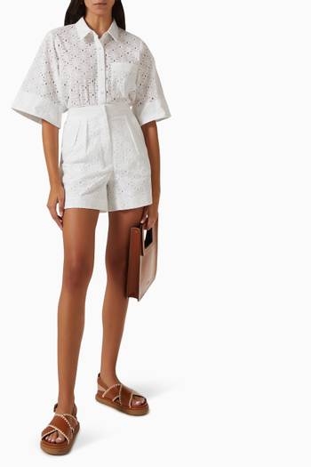 hover state of Lucca Broderie Shorts