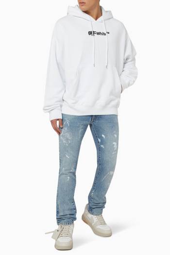 hover state of Spray Helv Skate Hoodie in Cotton