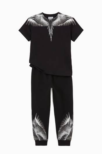 hover state of Wings Sweatpants in Cotton