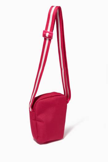 hover state of Logo Embroidered Crossbody Bag in Nylon
