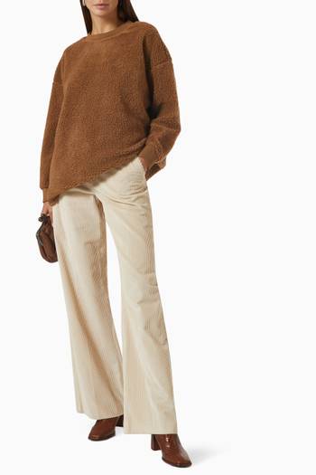 hover state of Lusso Wide-leg Pants in Cotton