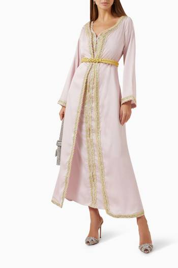 hover state of Moroccan Two-piece Kaftan Set