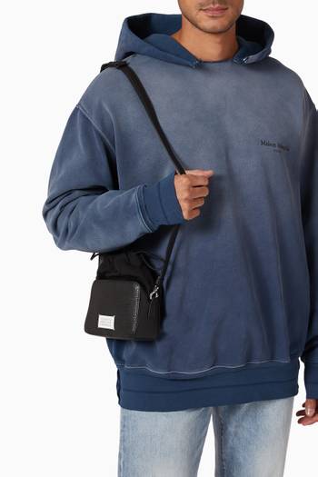 hover state of Mini 5AC Camera Shoulder Bag in Leather