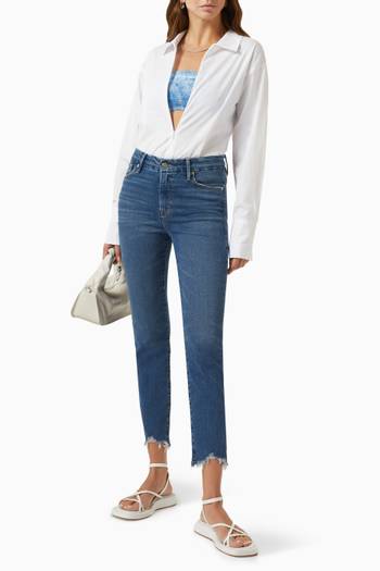 hover state of Good Legs Cigarette-fit Jeans in Denim