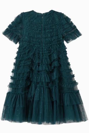 hover state of Marilla Ruffle Dress in Polyester