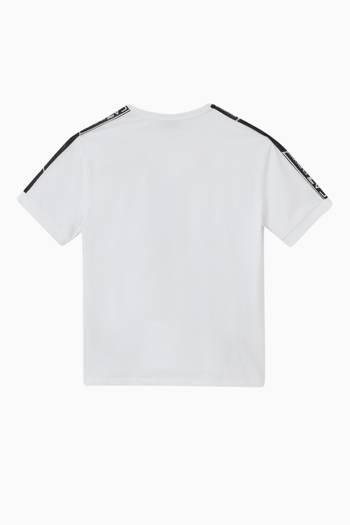 hover state of Logo Tape T-shirt in Cotton
