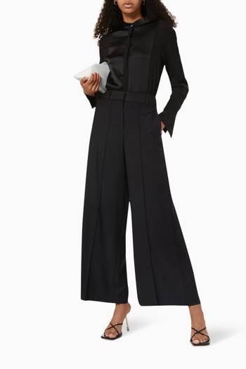 hover state of Jagger Tuxedo Tux Pants in Wool
