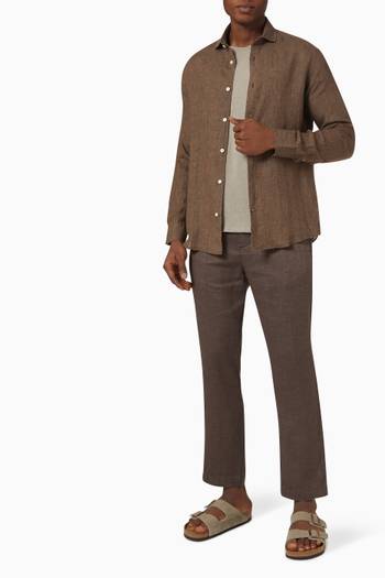 hover state of Antonio Shirt in Linen