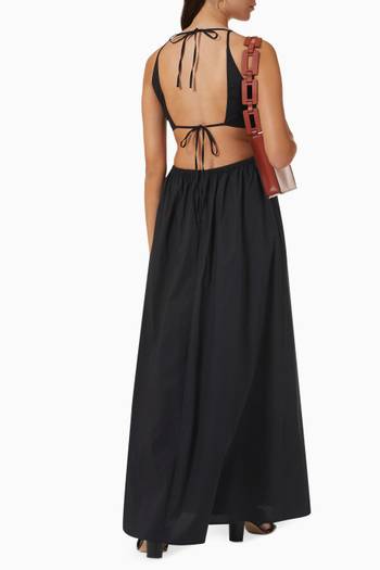 hover state of Myla Cut-out Maxi Dress in Cotton