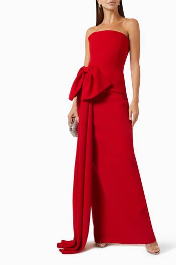 hover state of Bow Maxi Dress