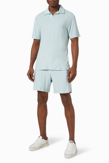 hover state of Augusto Sweatshorts in Cotton-linen Lyocell Blend
