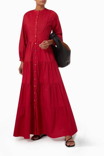 hover state of Lilith Maxi Dress in Cotton Polin
