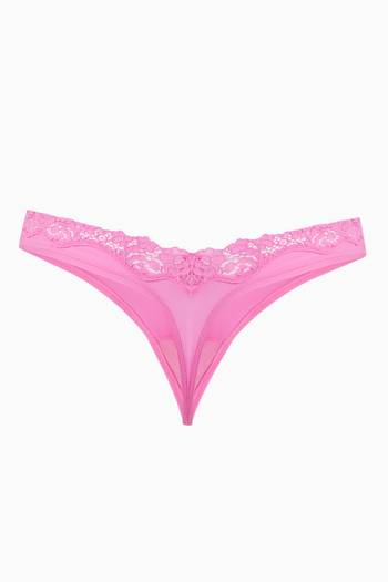 hover state of Fits Everybody Lace Dipped Thong