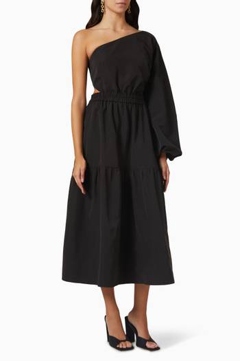mossman one shoulder dress