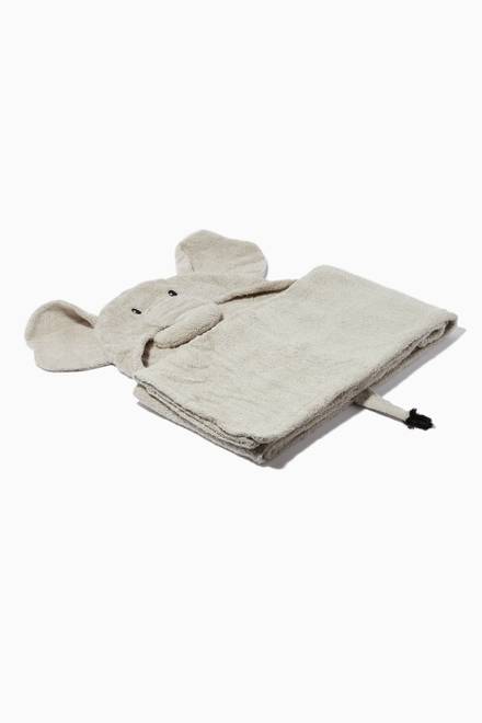 hover state of Elephant Hooded Towel   