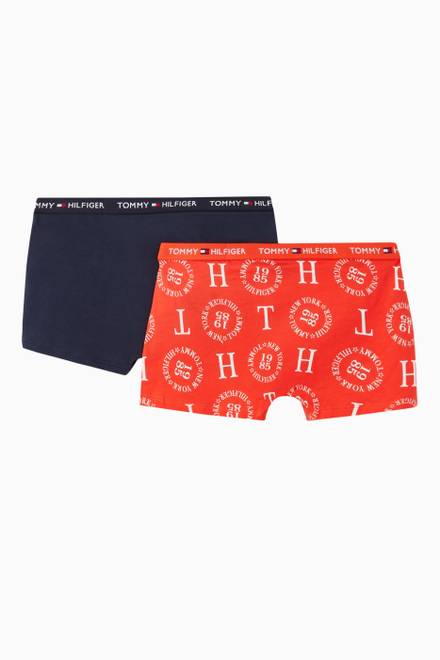hover state of Printed Cotton Trunks, Set of 2