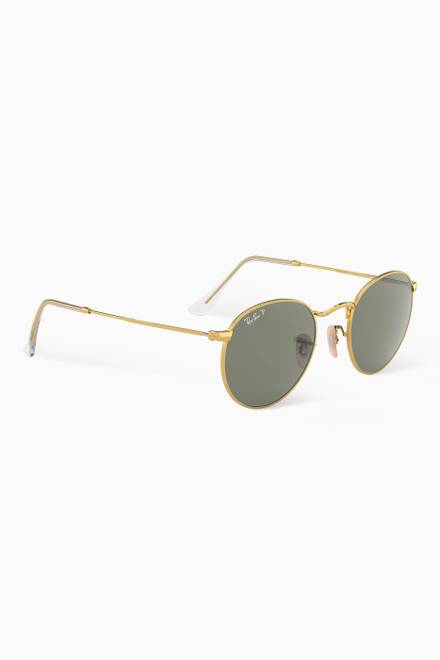 hover state of Round Metal Sunglasses 