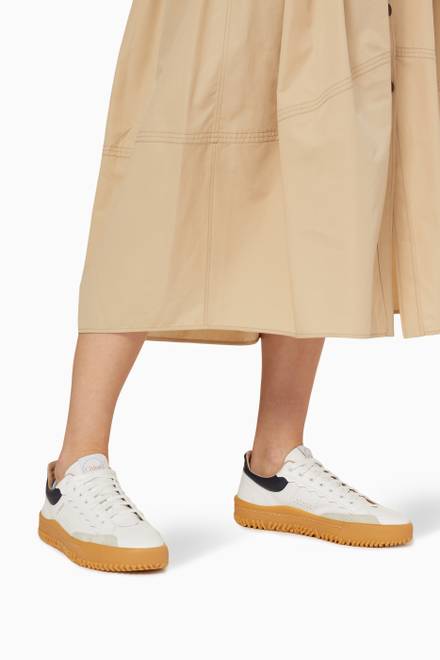 hover state of Franckie Low-top Sneakers in Smooth Calfskin