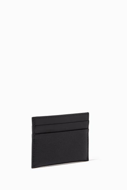 hover state of Monogram Motif Card Case in Grainy Leather  