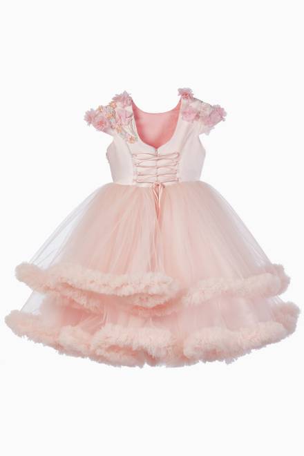hover state of Pearl Rose Tulle Dress