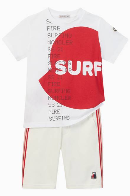 hover state of Surf Graphic Cotton T-shirt  