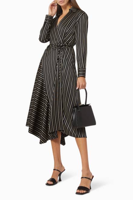hover state of Wrap Around Shirt Dress   