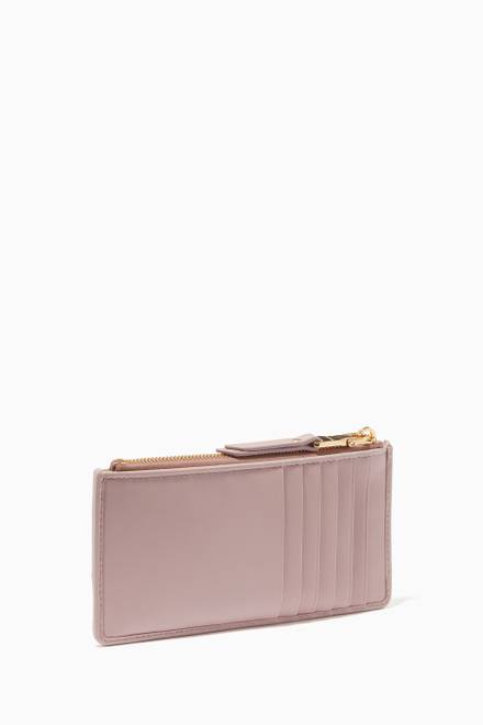 hover state of Zipped Wallet in Matelassé Nappa Leather   