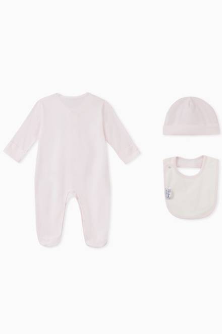 hover state of 3-piece Jersey Gift Set with DG Laurel Patch 
