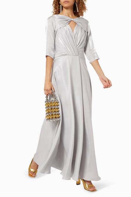 hover state of Bow Maxi Dress 