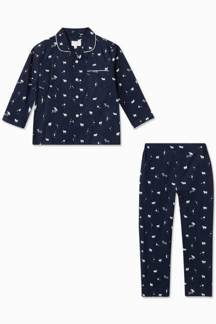 hover state of Ledbury Pyjama Set in Cotton    