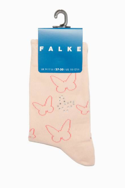 hover state of Twinkle Butterfly Kids Socks in Cotton   