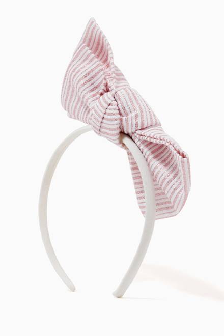 hover state of Origami Bow Cotton Headband
